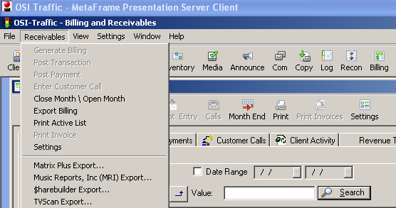 OSI Inventory Skim Data